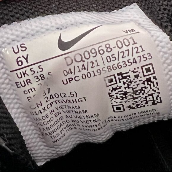 NIKE AIR MAX 270 ESS "COSMIC CLAY" (GS) (DQ0968 001) TRAINERS black orange 🍊 - Picture 10 of 12